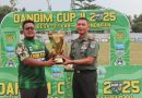 Turnamen Sepak Bola Dandim Cup 2025 Resmi Dibuka