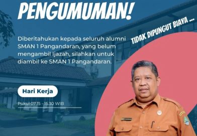 Pengumuman Penting dari Kepala SMA Negeri 1 Pangandaran