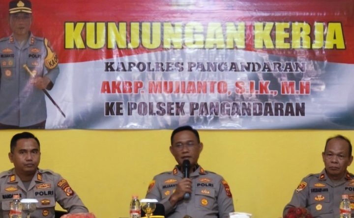 Kapolres Pangandaran Laksanakan Kunjungan Kerja ke Polsek Jajaran, Tekankan Arahan Kapolri