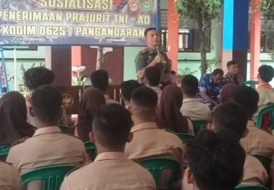 Kodim 0625/Pangandaran Gelar Sosialisasi Penerimaan Prajurit TNI AD