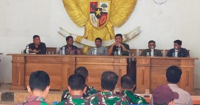 Kodim 0625/Pangandaran Gelar Rapat Koordinasi Persiapan Pra TMMD ke-123