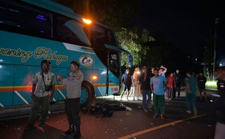 Laka Lantas di Kalipucang, Pemotor Tewas Usai Tabrak Bus