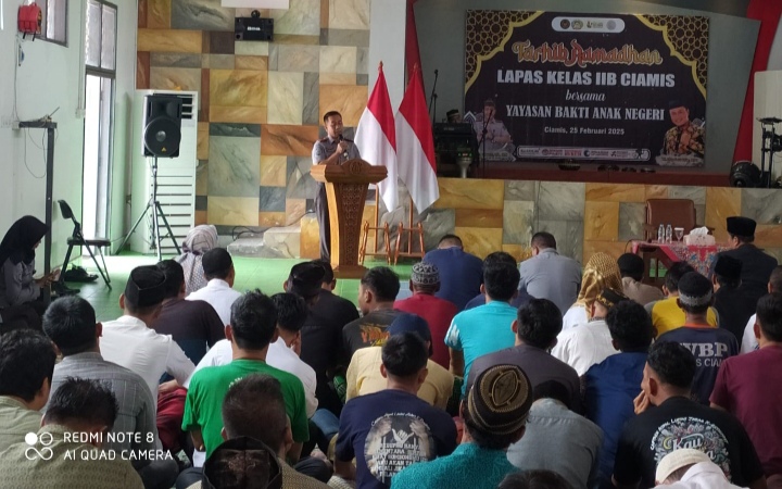 KH Zikki Ajak Warga Binaan Lapas Ciamis Meminta Maaf dan Memperbanyak Istighfar Menjelang Ramadhan