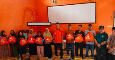 BPBD Pangandaran Salurkan Bantuan untuk Korban Angin Kencang di Padaherang